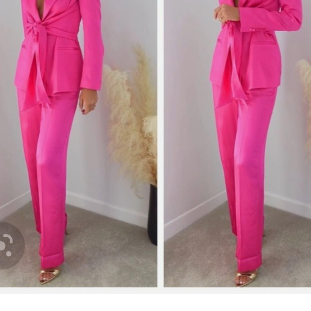 Zara pant satin effect